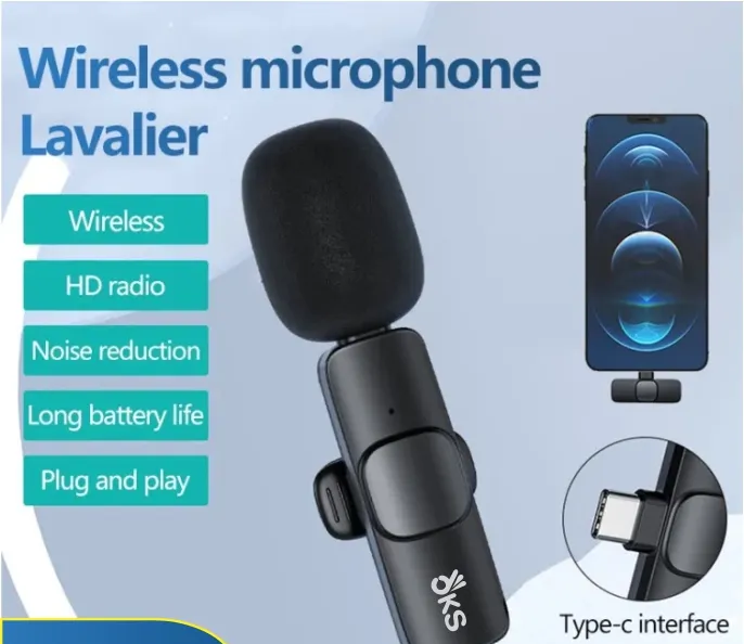 K8 Single Wireless Lavalier Microphone System | Plug-and-Play Clip-On Mic for Mobile Phones thumbnail 5