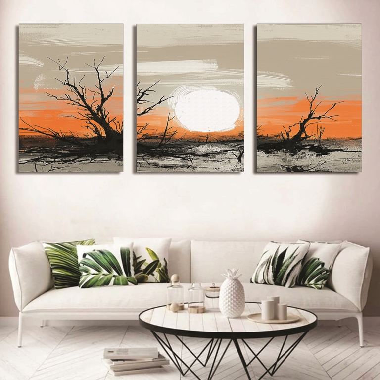 Set of 3 Wall Art Wooden Phototile Frames for Wall Decor buy online in Pakistan