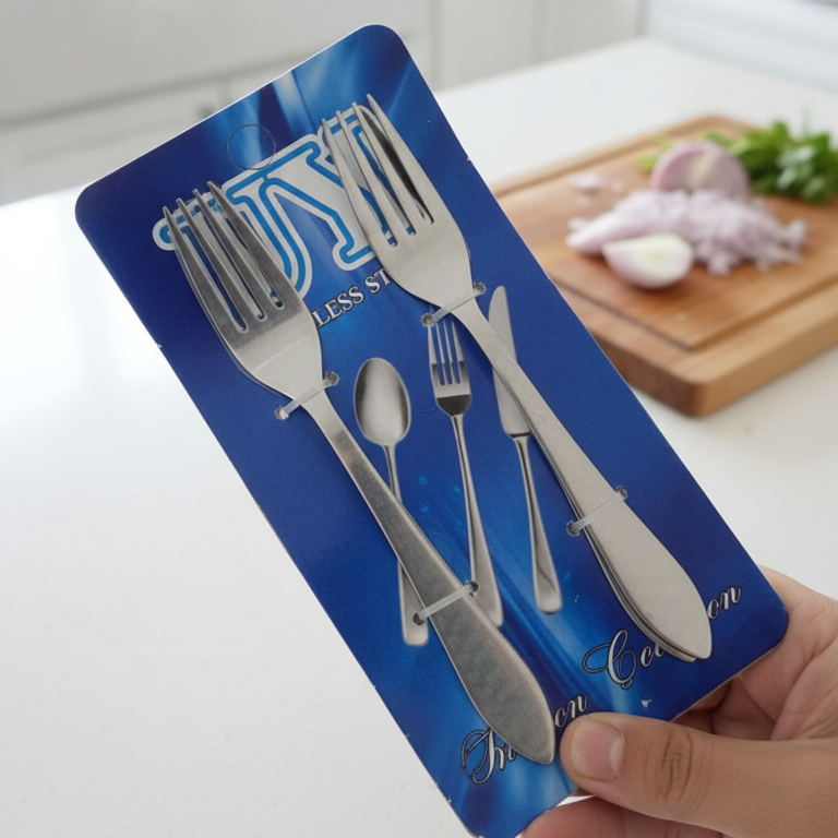 6 Pcs Stainless Steel Table Fork Set | Premium Quality | Durable & Dishwasher Safe | Elegant Design buy online in Pakistan