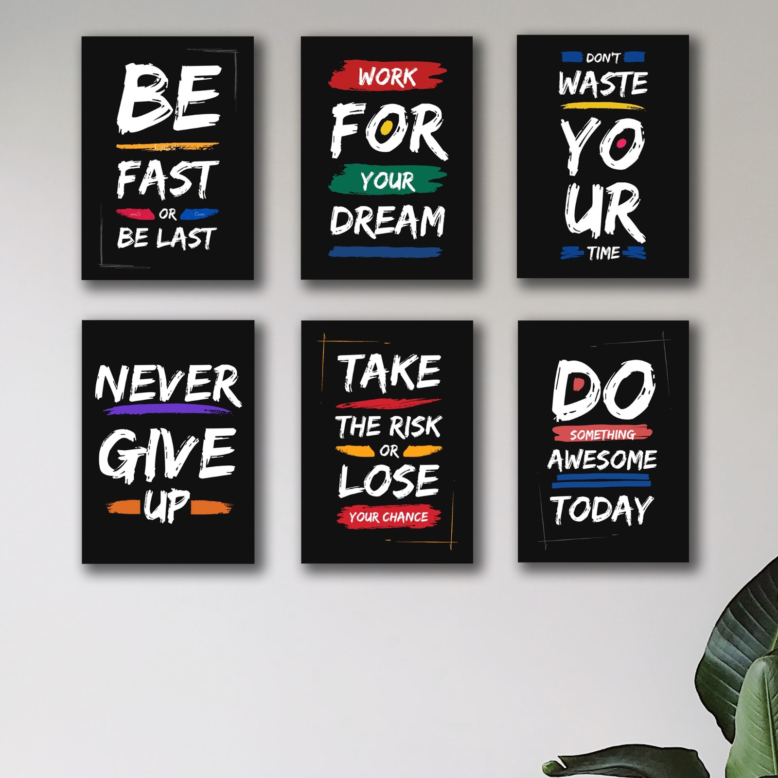 6 PC Wall Decor Cardboard Phototiles With Double Tape For Back Sticking buy online in Pakistan