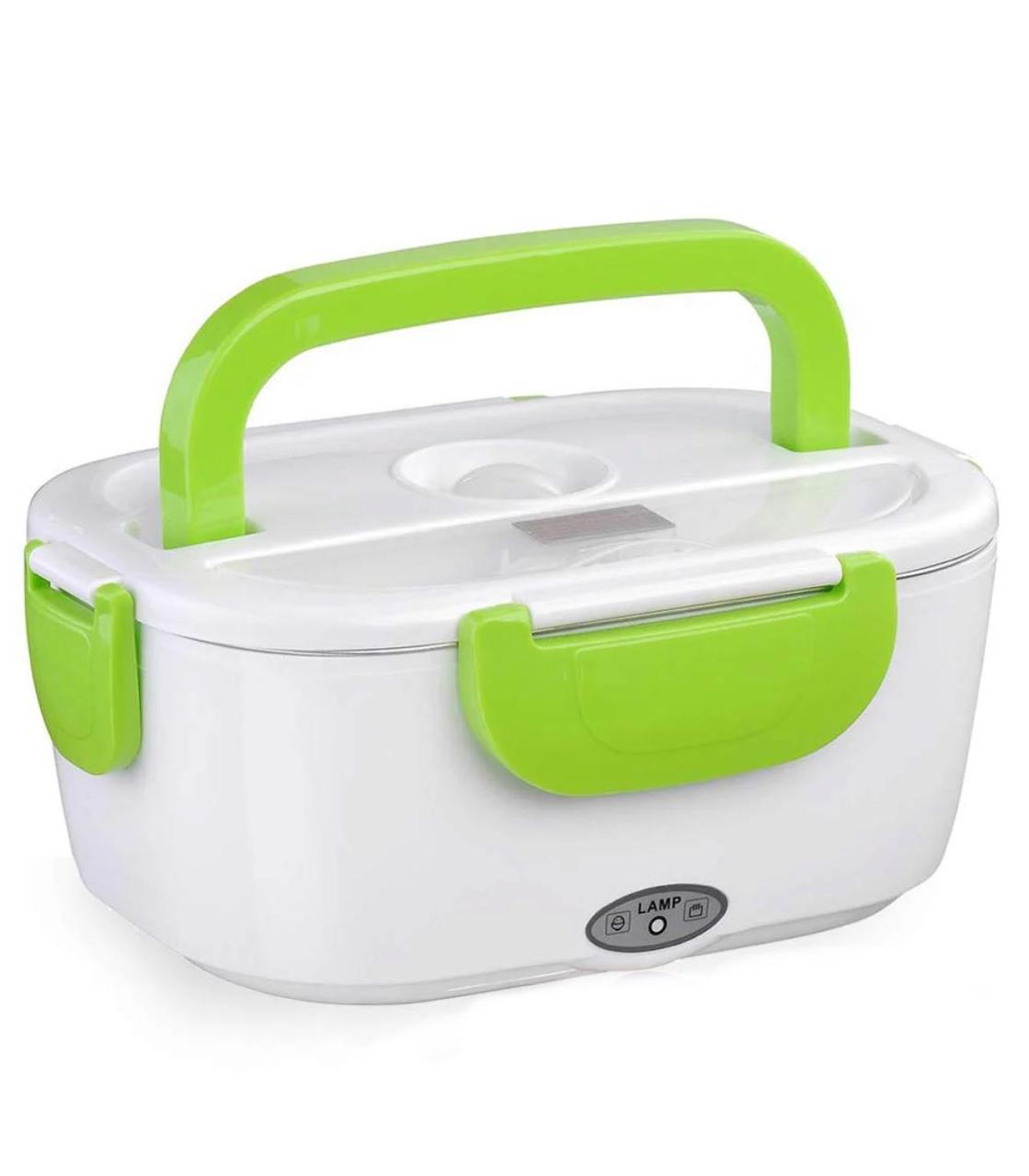 Multi-Functional Stainless Steel Electric Lunch Box – Portable Food Heater with Removable Container (Random Color) view 2
