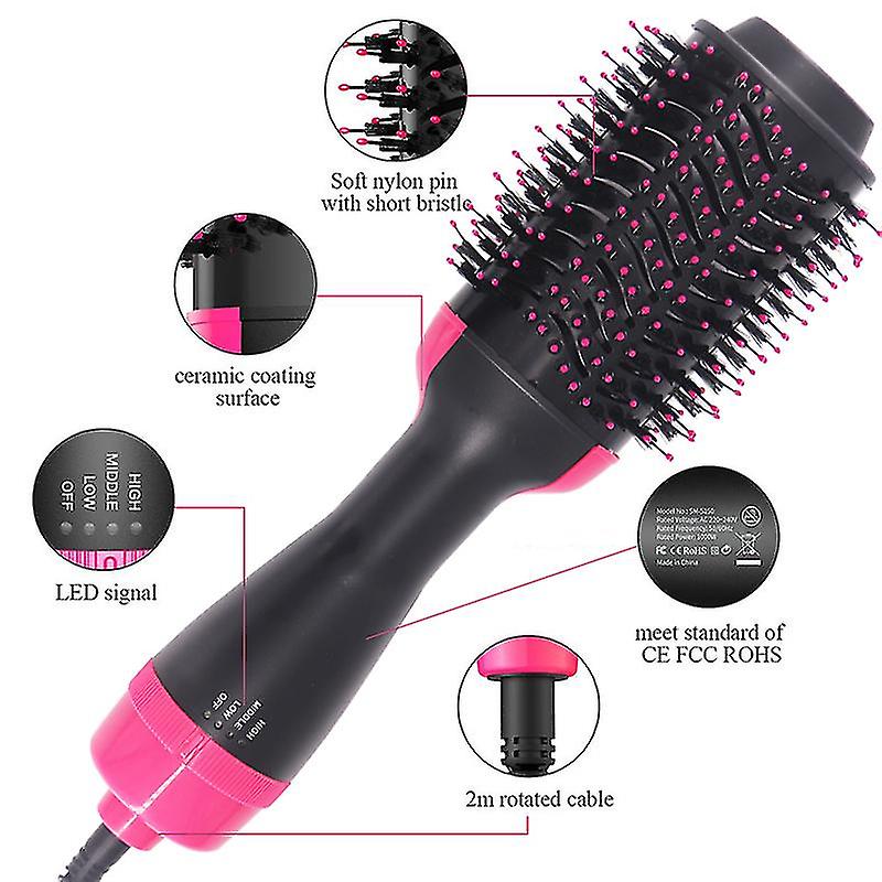 One Step Hair Brush And Dryer | Hair Volumizer Styler Comb 1000W Hair Straightener Curler Roller | One Step Hair Curler thumbnail 3