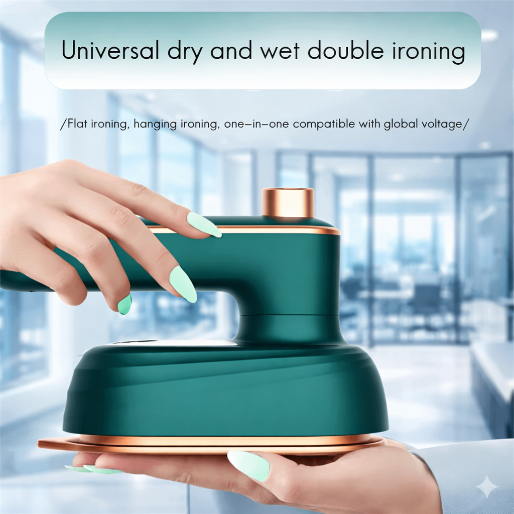 Professional Steam Iron for Clothes, Portable Mini Iron Machine, Steam Irons for Ironing Clothes, Steamer Iron for Clothes Handheld, Mini Handheld Iron thumbnail 3