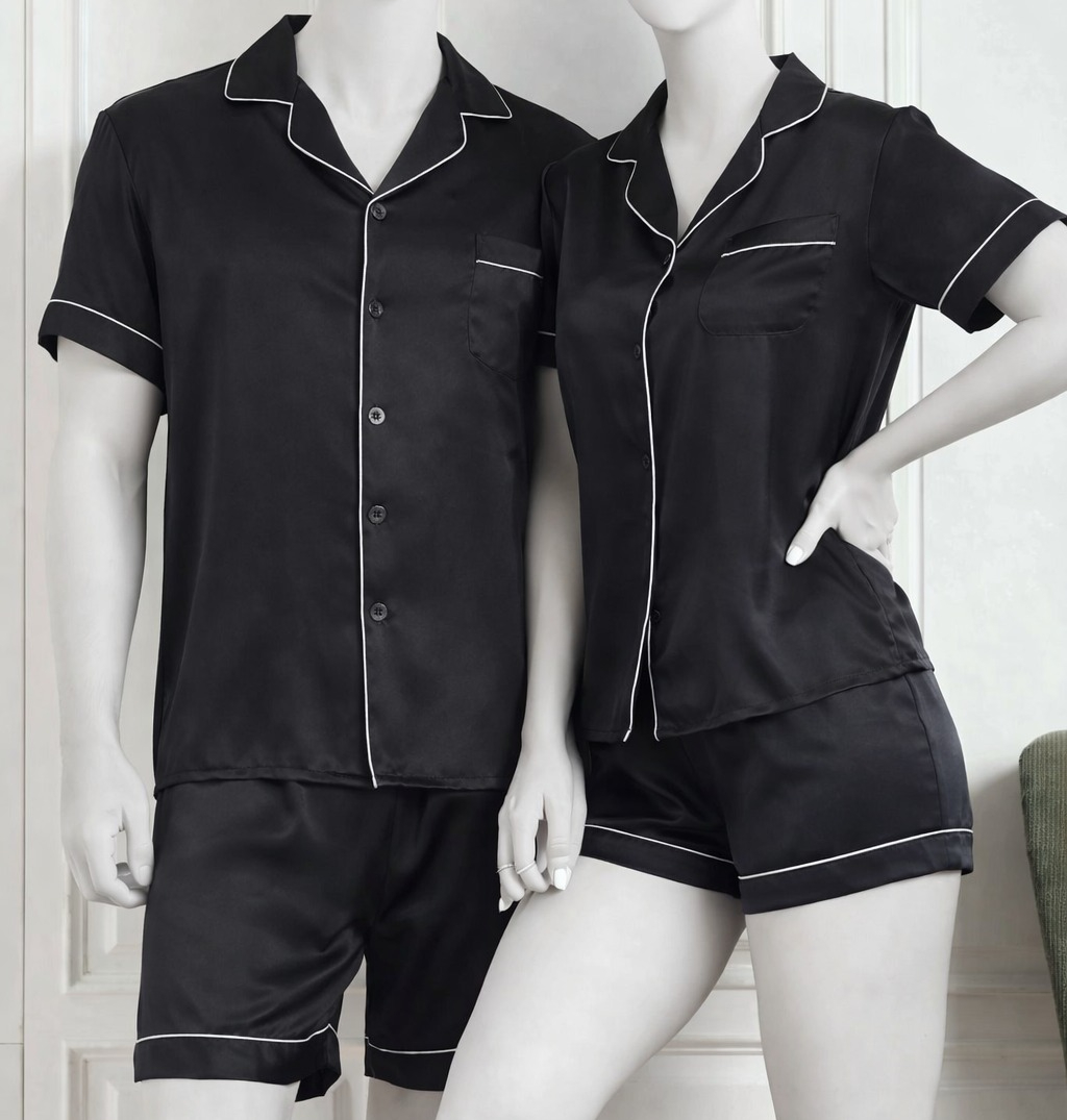 Couple Night Dress Silk Pajama Set - Buy Online in Pakistan at Zenbu Store