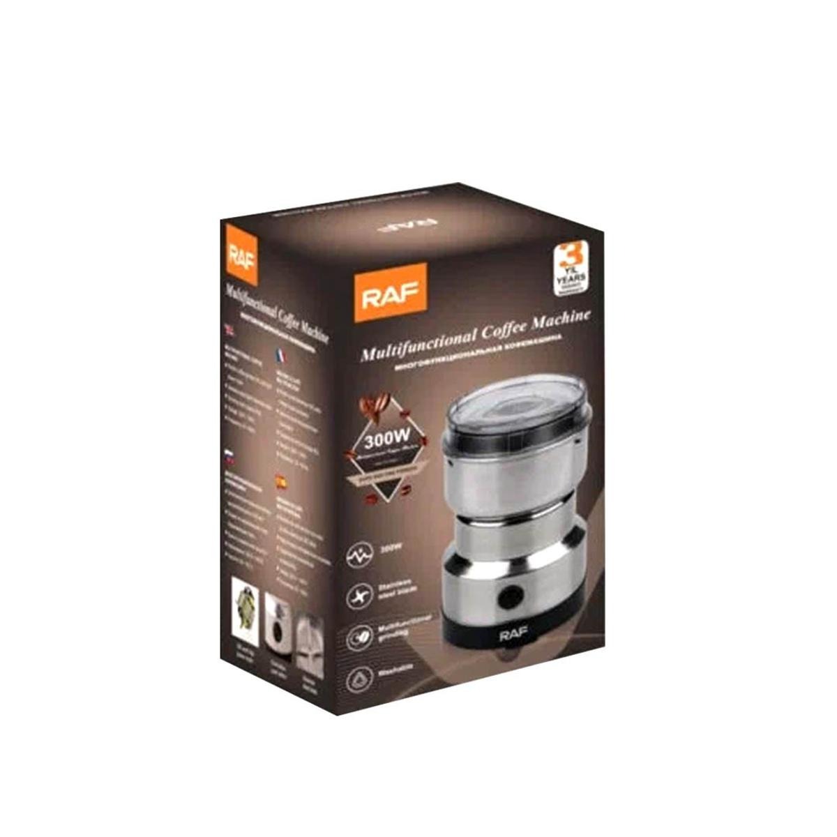 RAF R‑7113 Electric Grinder | 300W | Stainless Steel Blades | 85‑100g Capacity | Coffee, Spices & Masala thumbnail 3