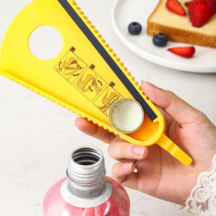 Multifunction Manual Can & Bottle Opener – Non-Slip Lid & Jar Opening Tool