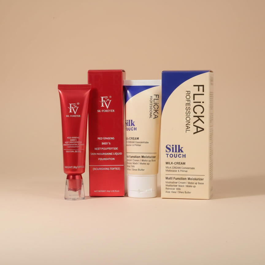 Flicka 2-In-1 Makeup Deal – Primer (60g) + Foundation (30g) Combo buy online in Pakistan