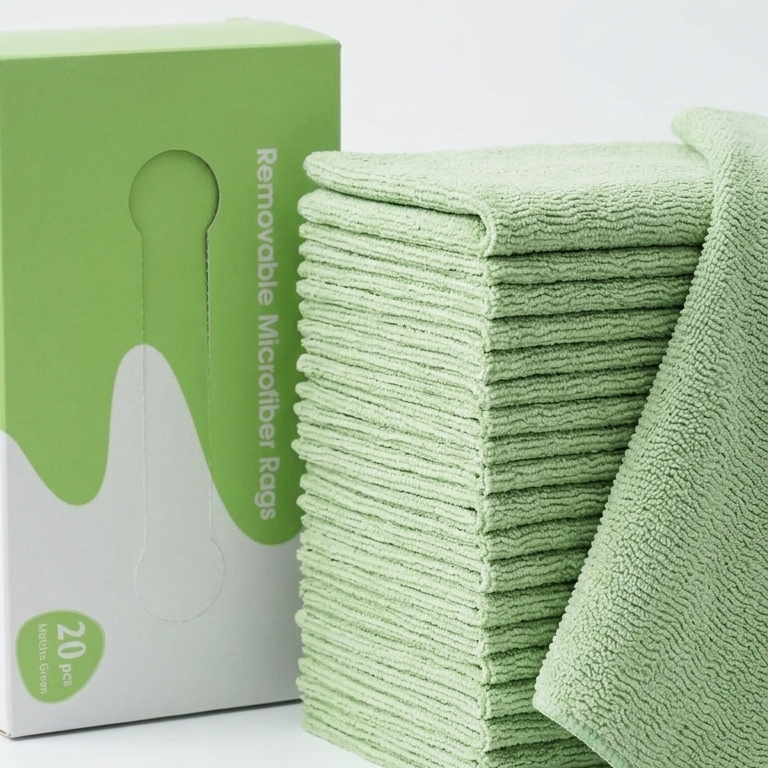 Premium Microfiber Cleaning Towel Pack of 20 Pieces – Multi-Purpose Cloths for Kitchen, Car, Home & Professional Cleaning Use | Random Color thumbnail 2