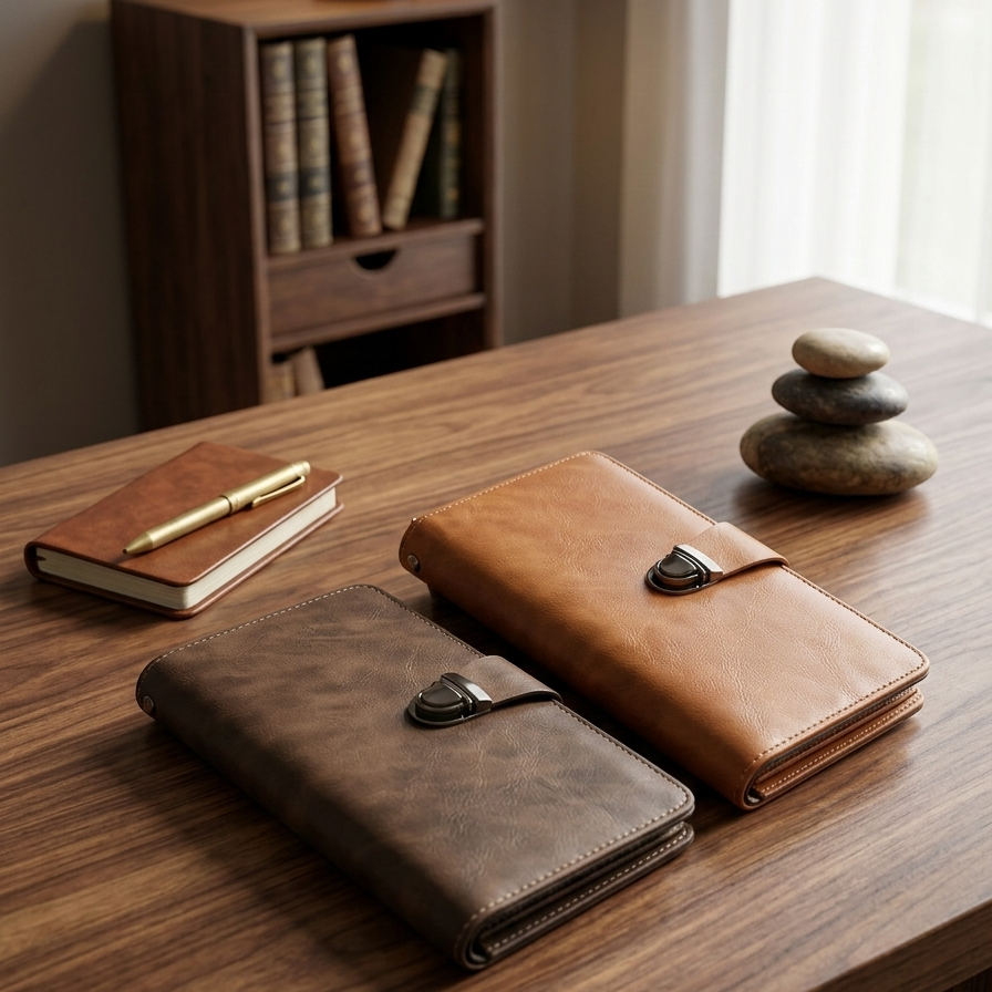 Men’s Large Capacity Leather Wallet | Zipper Closure | Multiple Card Slots | Stylish & Durable Bifold Design