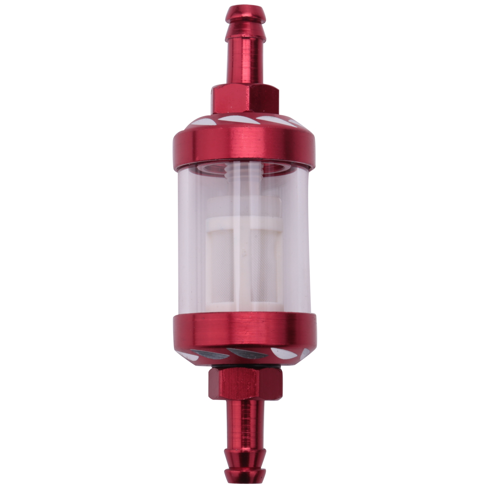 Universal Aluminum Glass Motorcycle Oil Filter – Transparent Reusable Inline Oil Filter for Motorbikes (Random Color) buy online in Pakistan