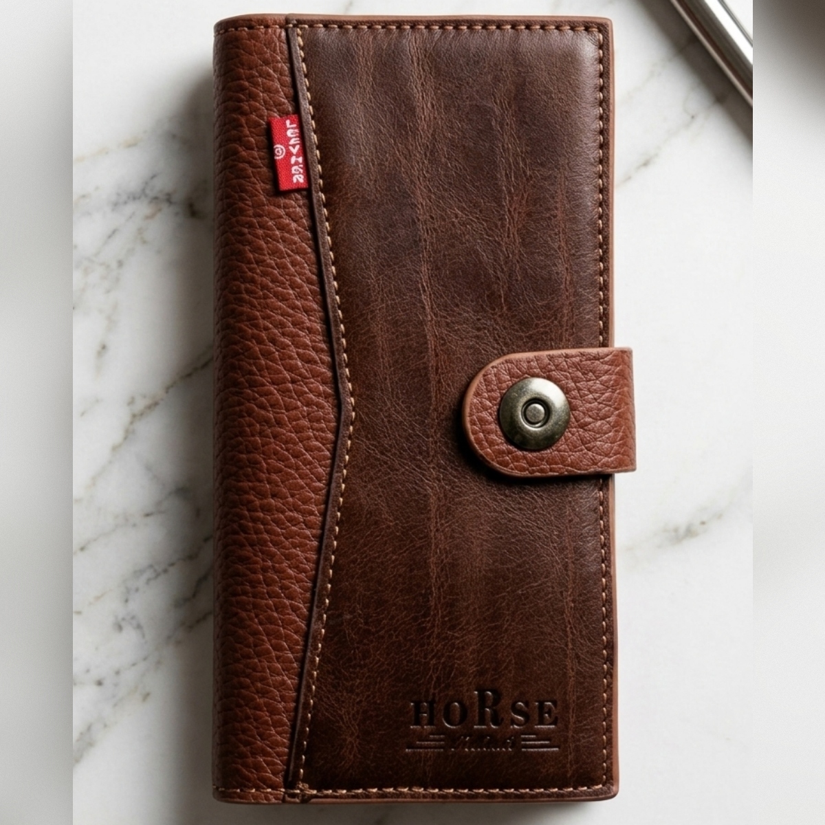 Pure Leather Wallet for Men – Slim Bifold Genuine Leather Wallet buy online in Pakistan