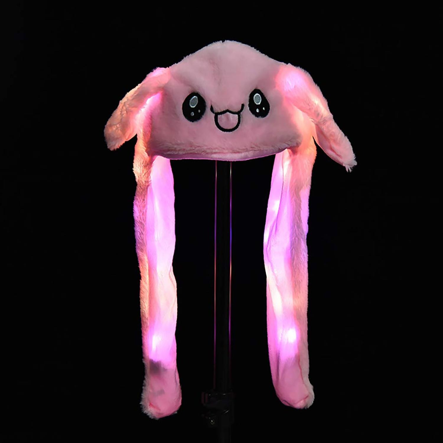 Bunny Caps: Winter Plush Ear Muffs & Ear Warmers with LED Lights (Random Colour) - Buy Online in Pakistan at Zenbu Store (Image 6)