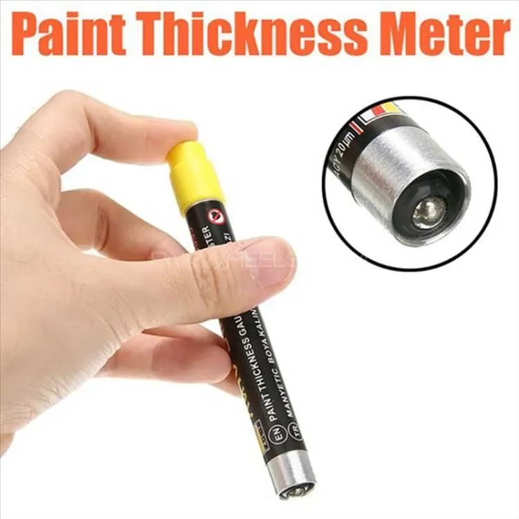 Auto Lak Car Paint Tester Pen – Magnetic Paint Thickness Meter Gauge Car Body Damage Detector & Accident Crash Checker buy online in Pakistan