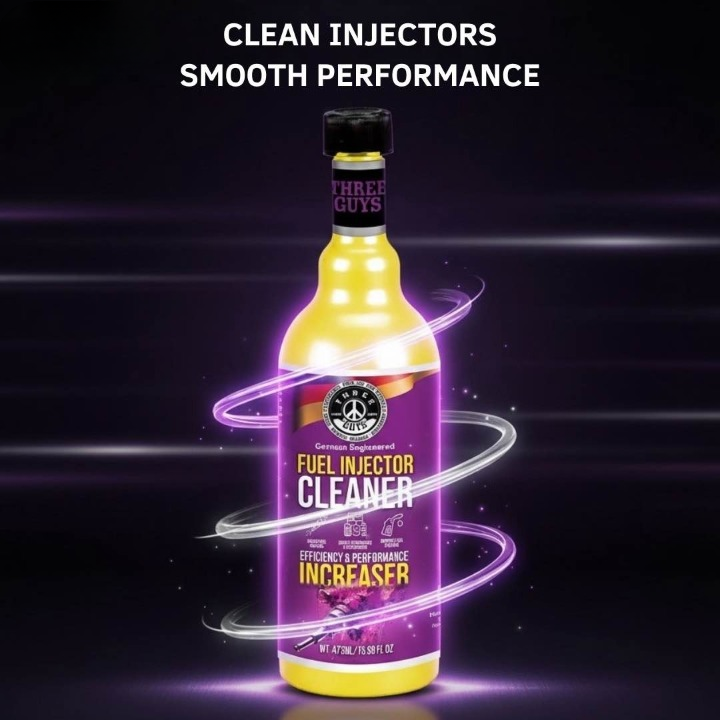 Fuel Injector Cleaner | Engine Performance & Efficiency Booster | THREE GUYS | GERMAN ENGINEERED | Petrol Saver - 473ml thumbnail 2