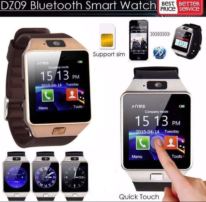 DZ09 Smart Watch 1.99" Bluetooth Calling Smartwatch – Heart Rate & Sleep Monitoring, IP67 Waterproof, Wireless Charging Smart Watch for Men & Women | PTA APPROVED (Black) thumbnail 5