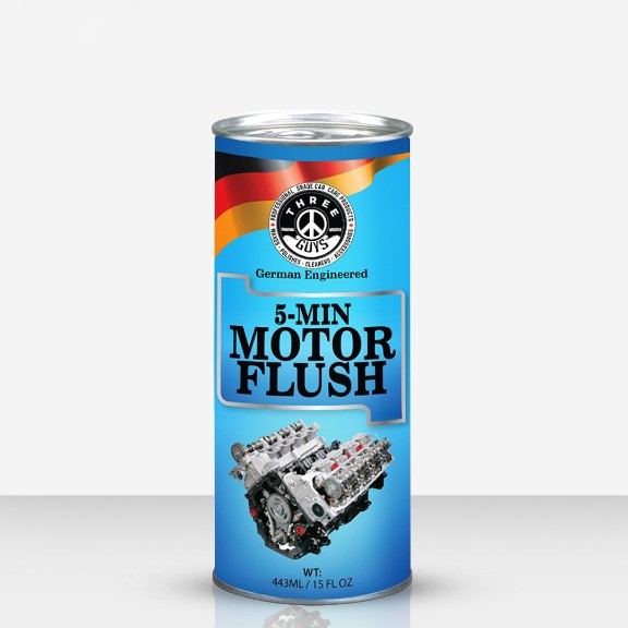 THREE GUYS 5-Min Motor Flush (German Engineered) – Engine Cleaner for Oil Change & Sludge Removal - 443ML thumbnail 5