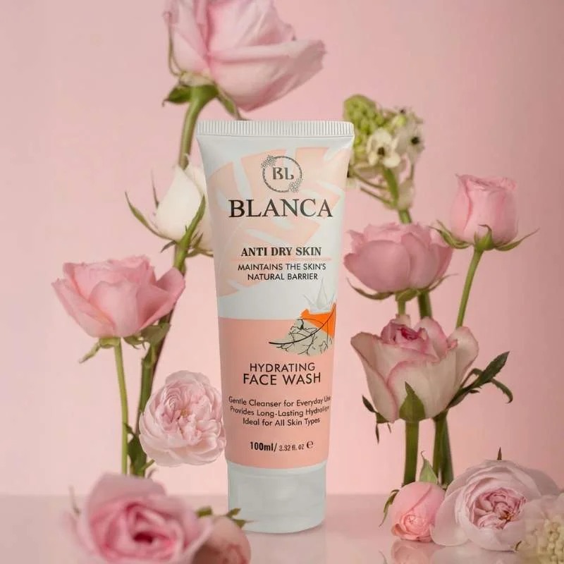Blanca Anti Dry Skin Hydrating Facewash 100ml Gentle Cleanser For Moisturized Smooth And Healthy Skin buy online in Pakistan