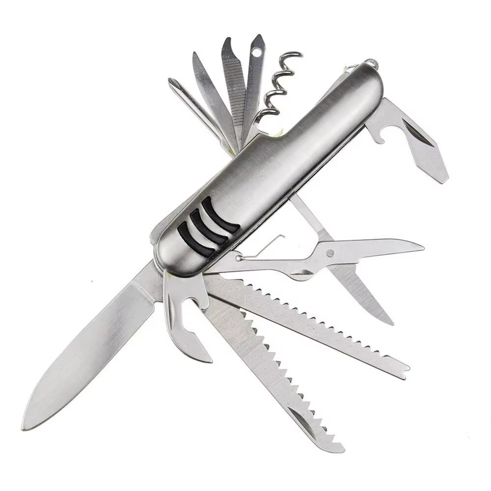 7 In 1 Multifunctional Metal Keychain Stainless Steel Travel Tool With Good Finishing buy online in Pakistan