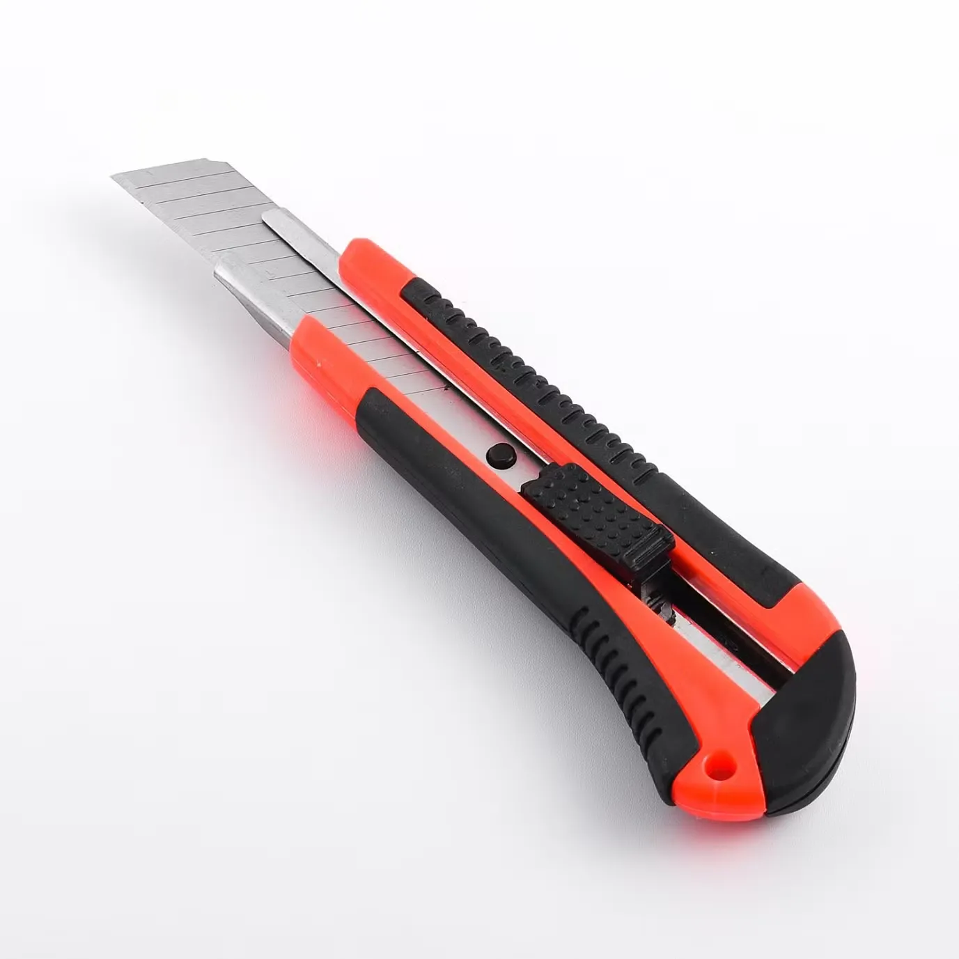 All Purpose Cutter Knife With 5 Extra Blades Paper Plastic And Wood Cutting Tool 18mm Steel Blade Rubber Grip buy online in Pakistan