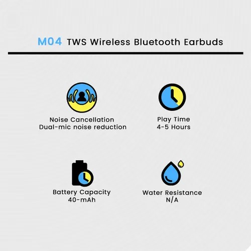 Professional Display Stereo 895B Wireless Bluetooth Earbuds With Mic LED Display Type C Fast Charging For Android IPhone (Random Color) view 4