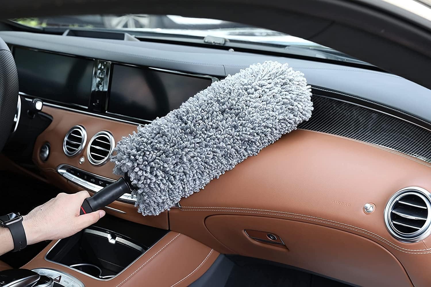 Premium Microfiber Car Duster Kit with Telescopic Handle – Scratch-Free Interior & Exterior Cleaning Brush for Cars, SUVs, Trucks & Home Use buy online in Pakistan