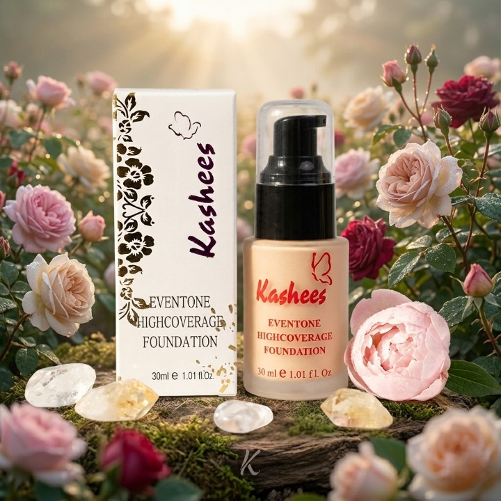 Kashee’s Eventone High Coverage Foundation 30ml Long Lasting Smooth Finish Makeup buy online in Pakistan