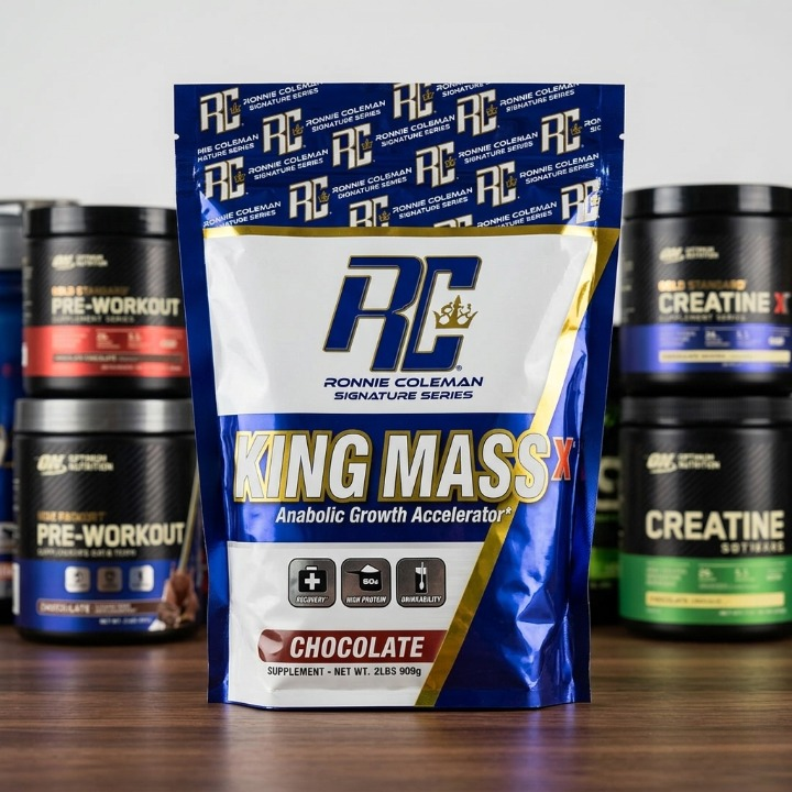 King Mass Chocolate Protein Weight Gainer Powder for Muscle Mass & Strength buy online in Pakistan
