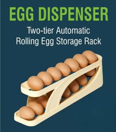 15 Egg Storage Box Rolling Design Space Saving Multi Layer Egg Holder — Buy Online at Best Price in Pakistan on FlipcartPK
