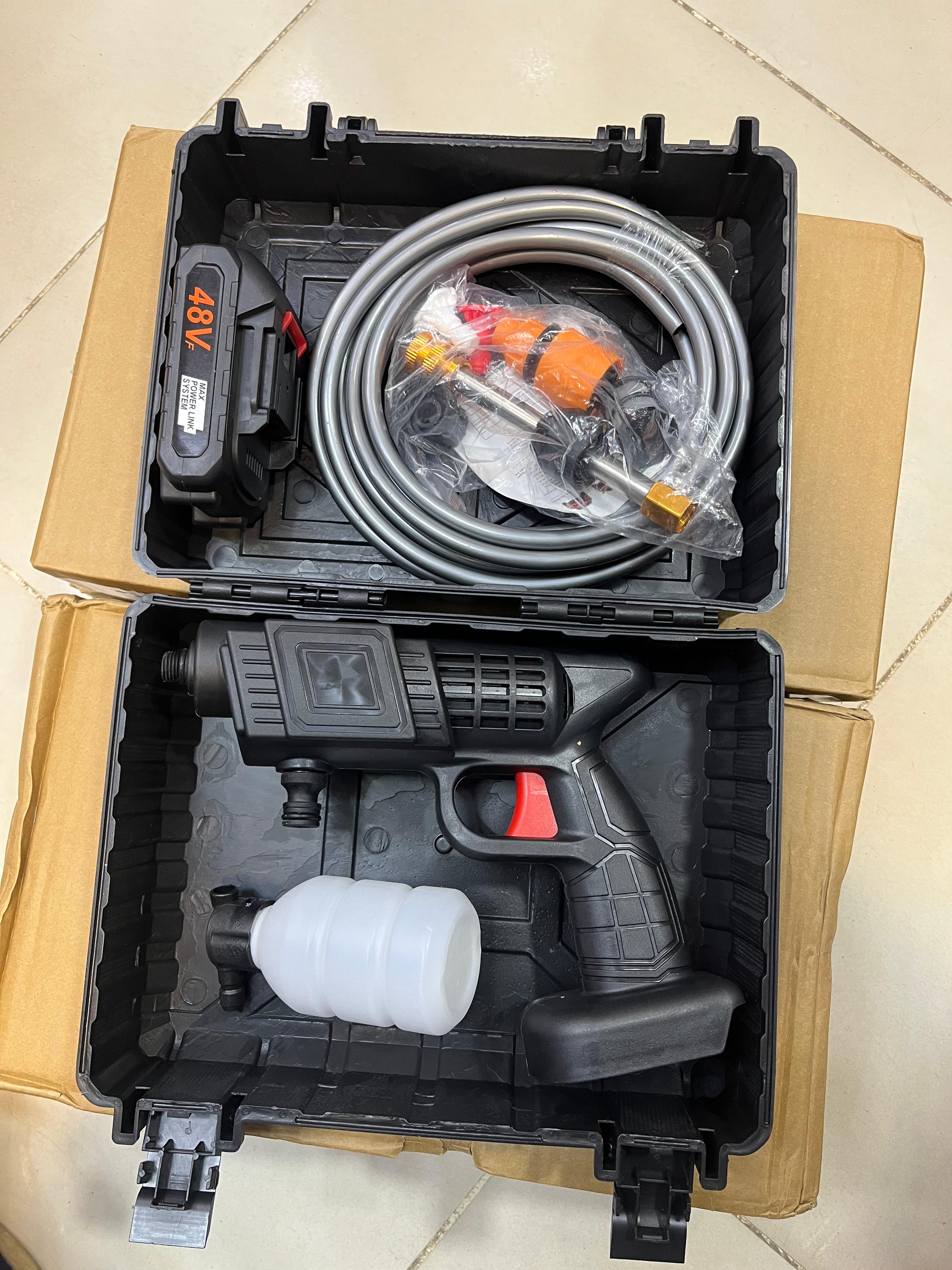 Automatic Cordless Car Wash Spray Gun | 48V High Pressure Lithium Battery | Wireless Foam Jet Washer (Single Battery) thumbnail 5