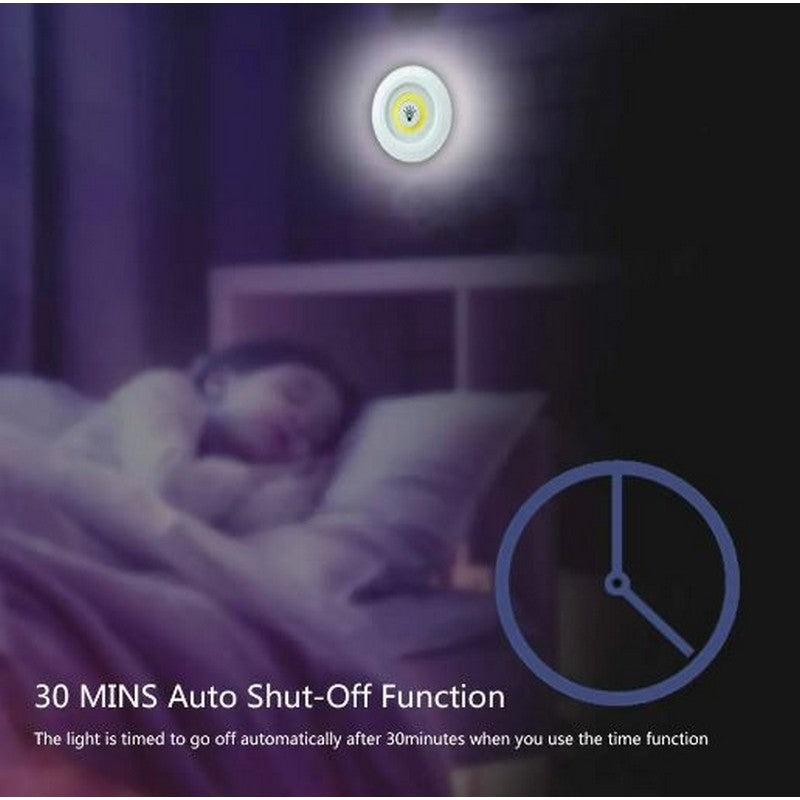 LED Cabinet Light Remote Control Set – 3 Wireless Cell Operated Tap Lights with Dimming & 30 Mins Timer Modes view 5