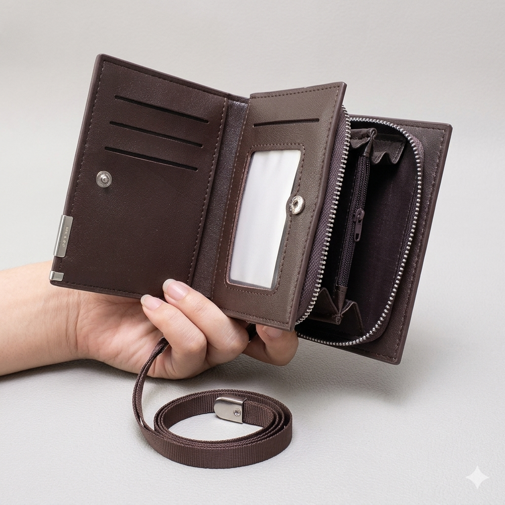 Balebaily Compact Short Wallet – Multi Card Holder with Money Clip & Coin Pocket for Men & Women thumbnail 4