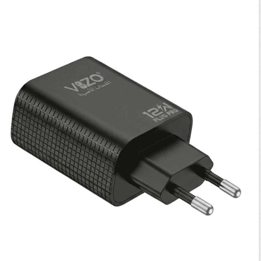 PLUG PRO VPC 12 Fast Charging Cable – 12W Dual Output USB + PD Charger for Micro Devices