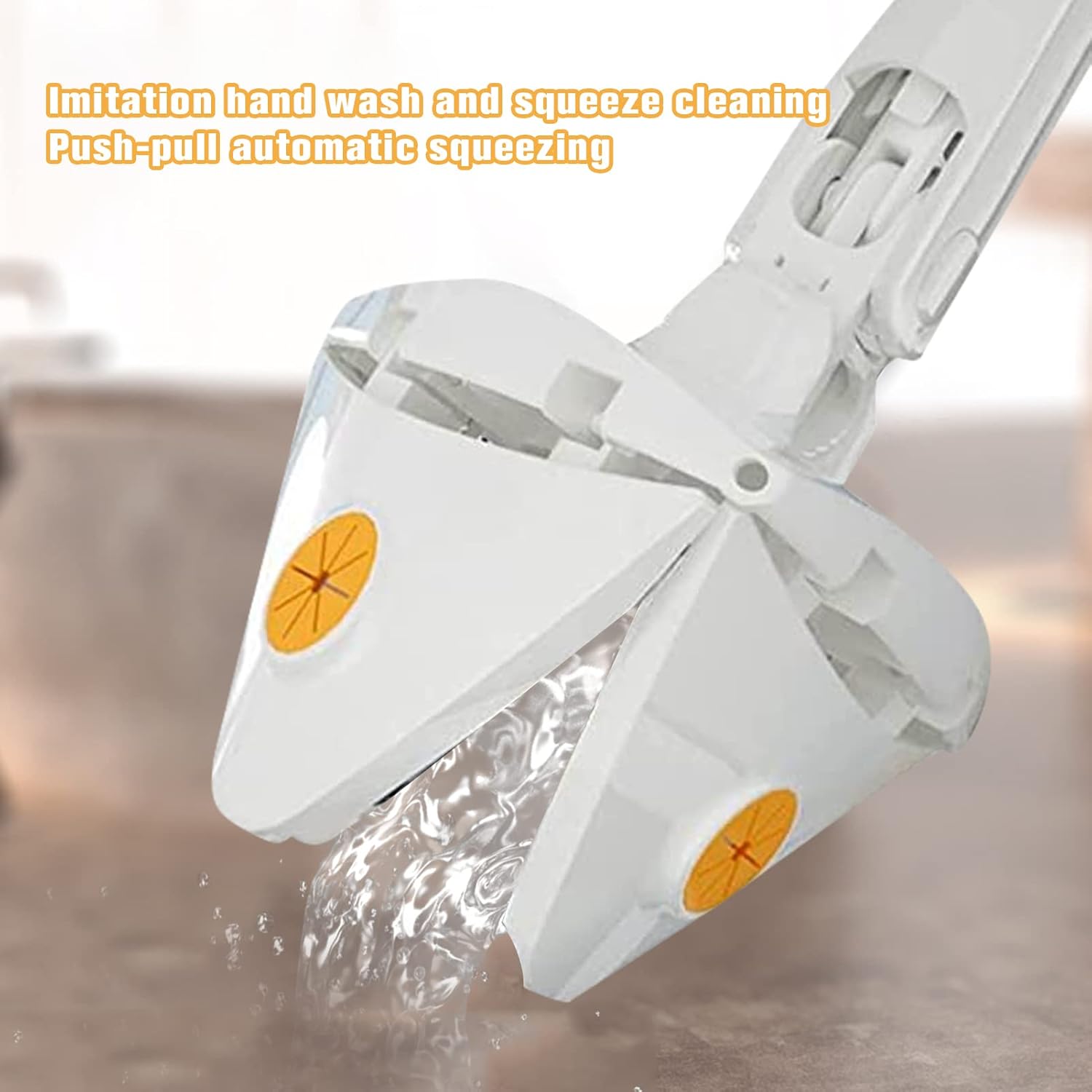 Royal's Triangle Shaped Microfiber Mop –Self-Wringing Floor Dust Mop buy online in Pakistan