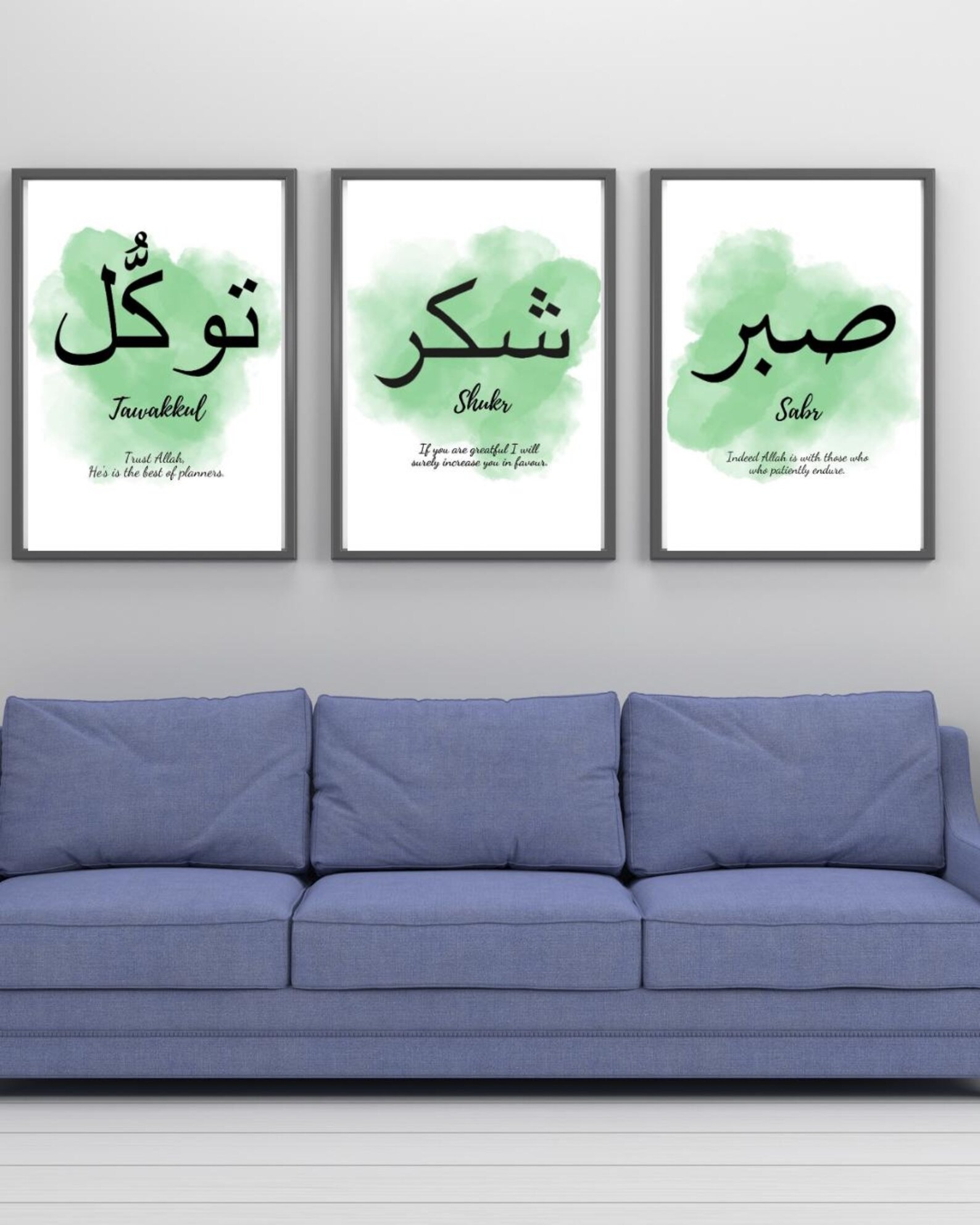 Set of 3 Premium Wall Art Photo Tiles – Modern Home Decor Sets 8x11 buy online in Pakistan