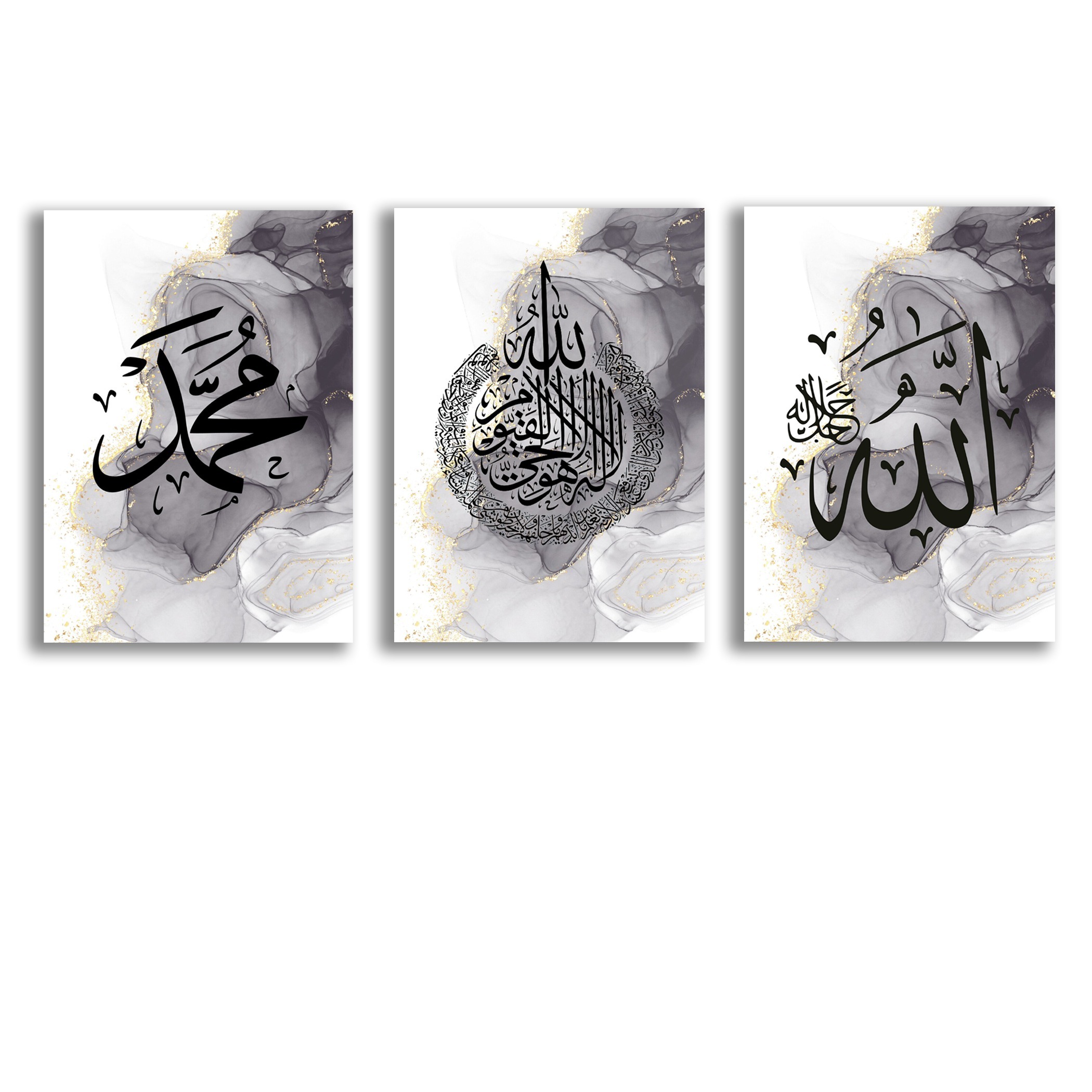Set of 3 Premium Wall Art Photo Tiles – Modern Home Decor Sets 8x11 buy online in Pakistan