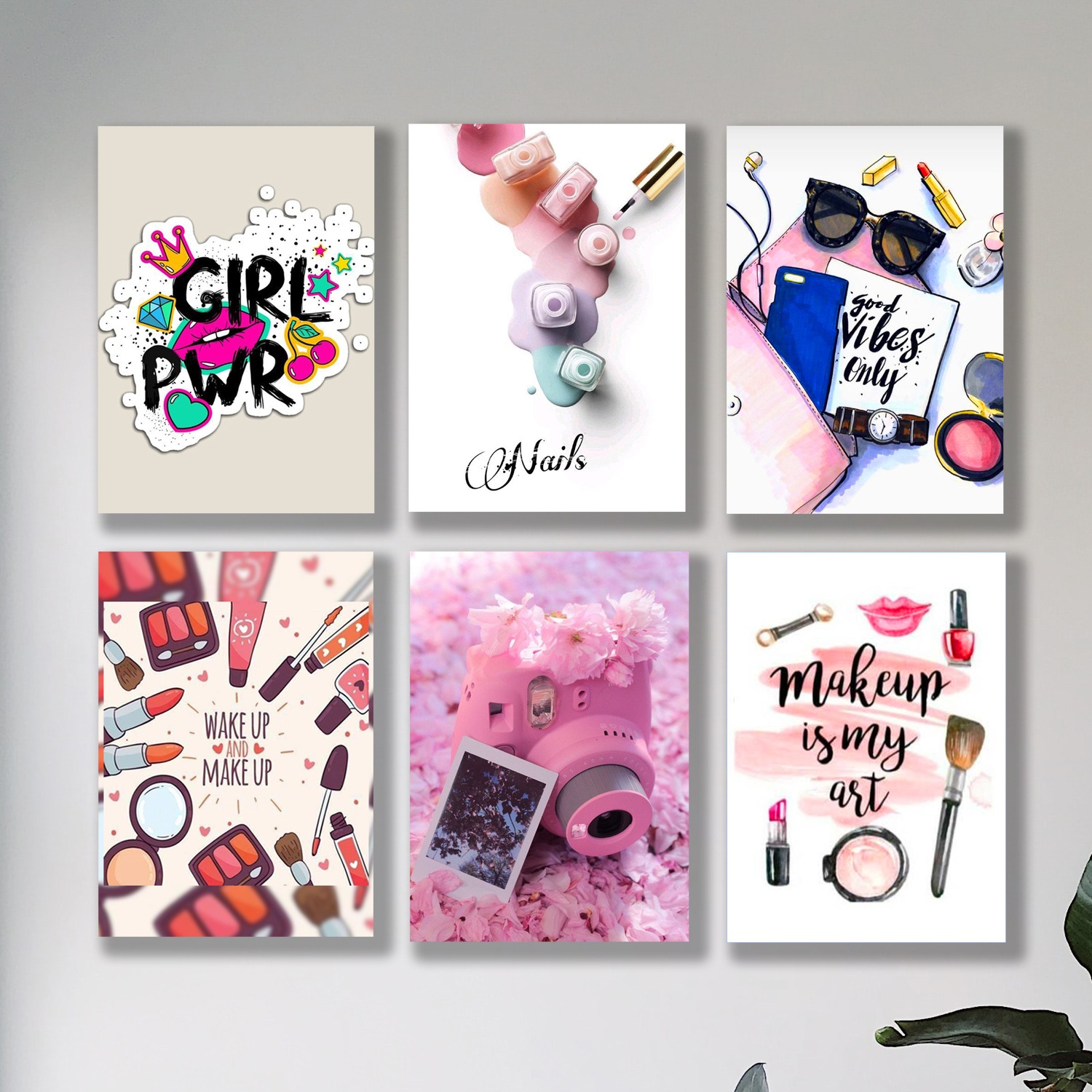Set of 6 Premium Wall Art Photo Tiles – Modern Home Decor Sets 8x11 buy online in Pakistan