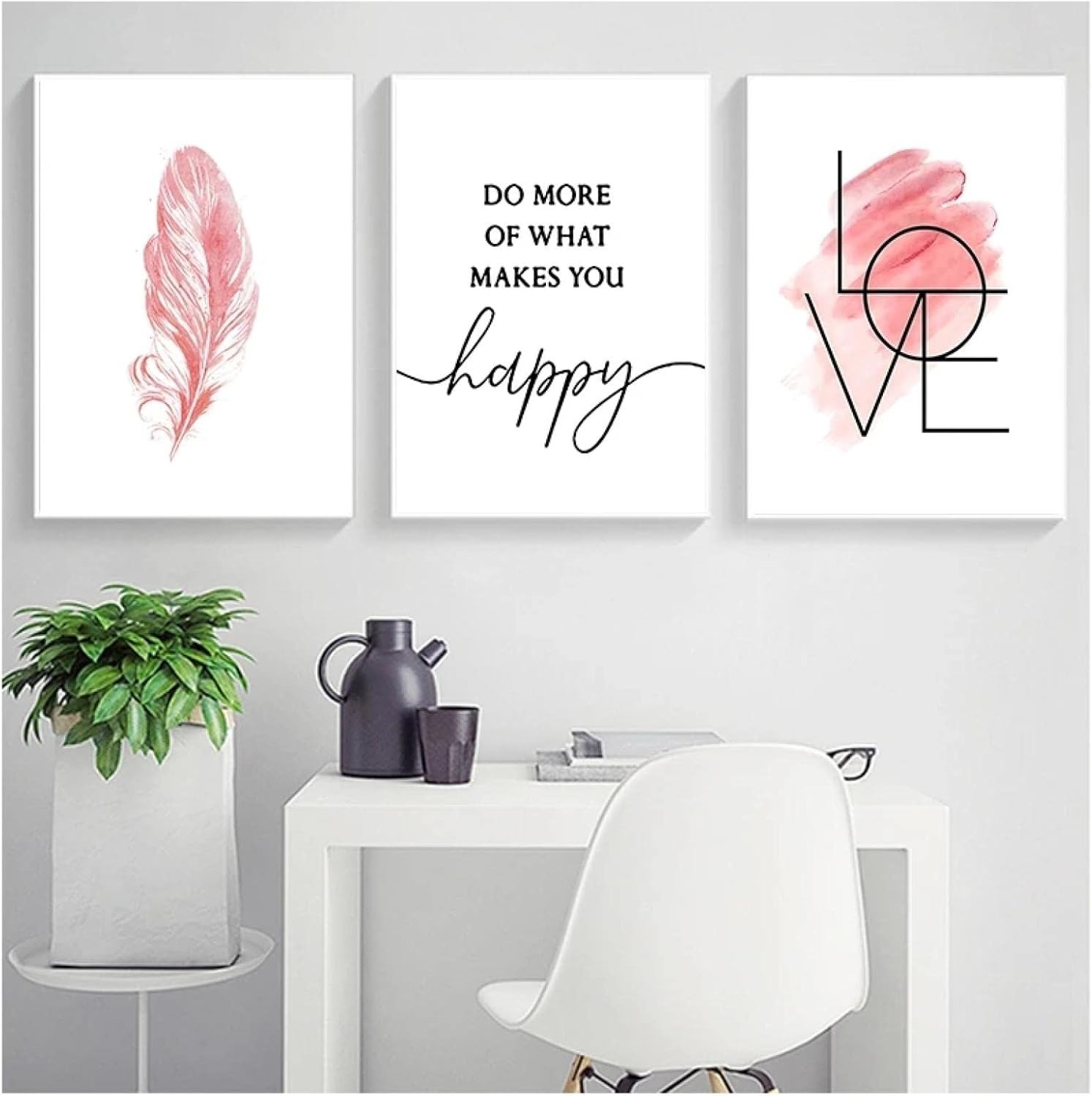 Set of 3 Premium Wall Art Photo Tiles – Modern Home Decor Sets 8x11 buy online in Pakistan