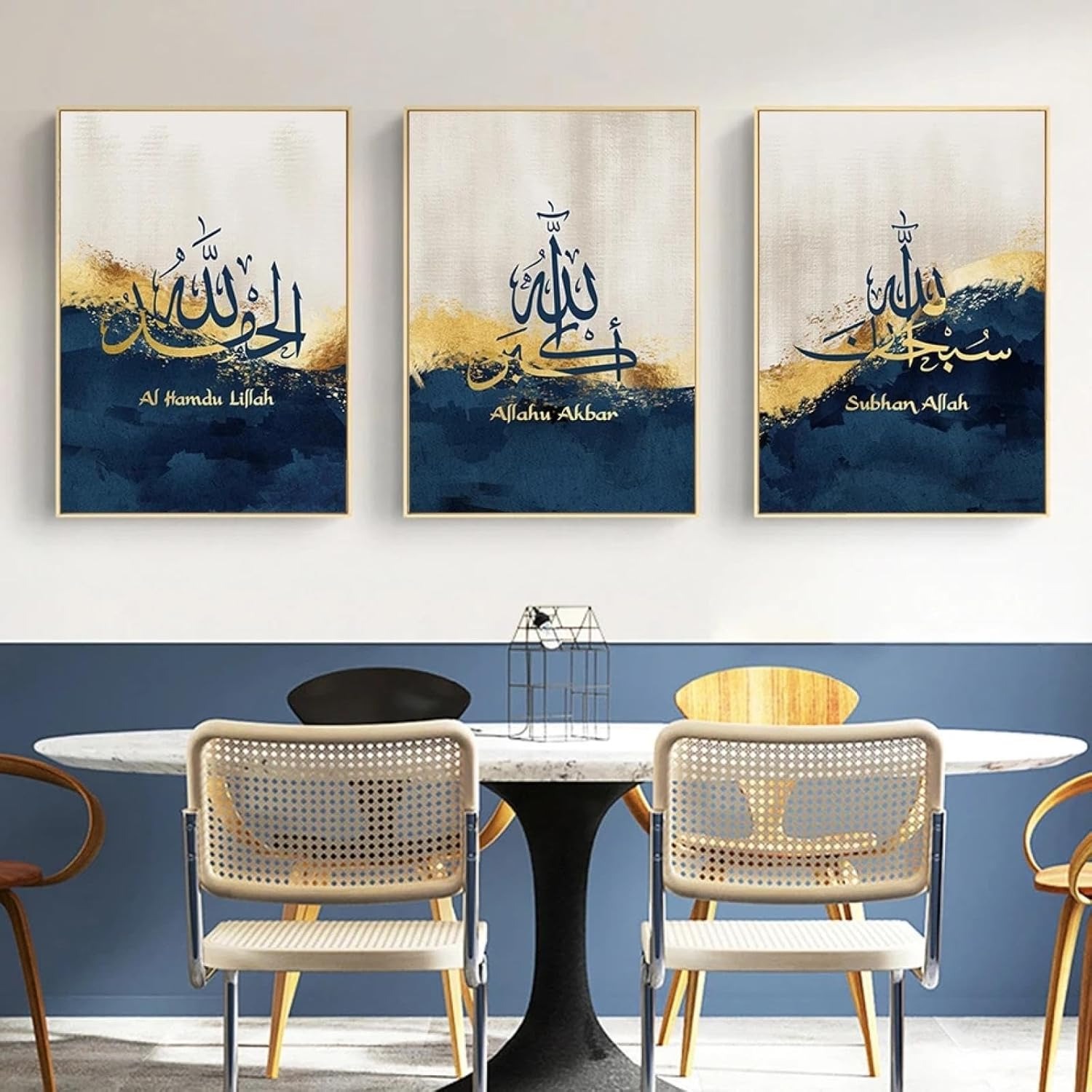 Set of 3 Premium Wall Art Photo Tiles – Modern Home Decor Sets 8x11 buy online in Pakistan