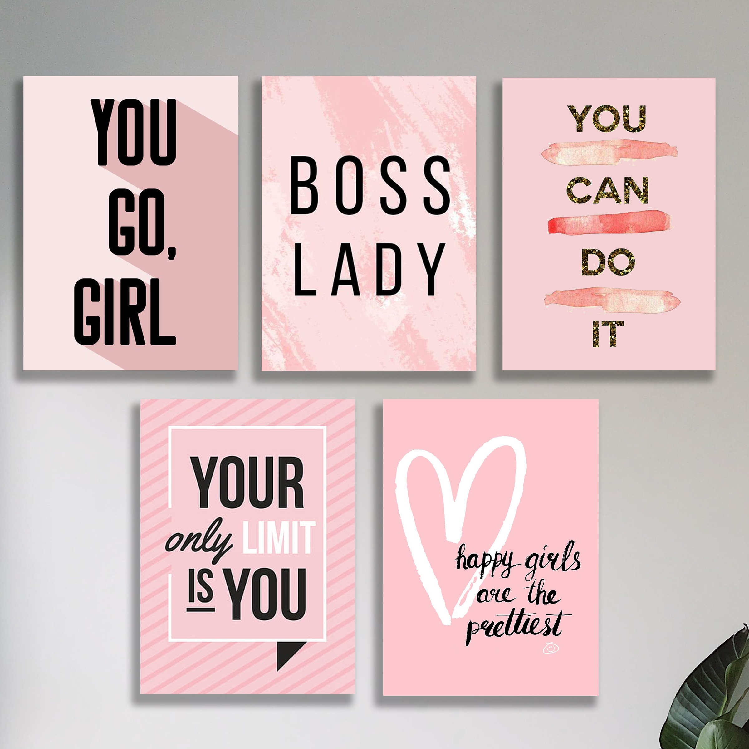 Set of 5 Premium Wall Art Photo Tiles – Modern Home Decor Sets 8x11 buy online in Pakistan