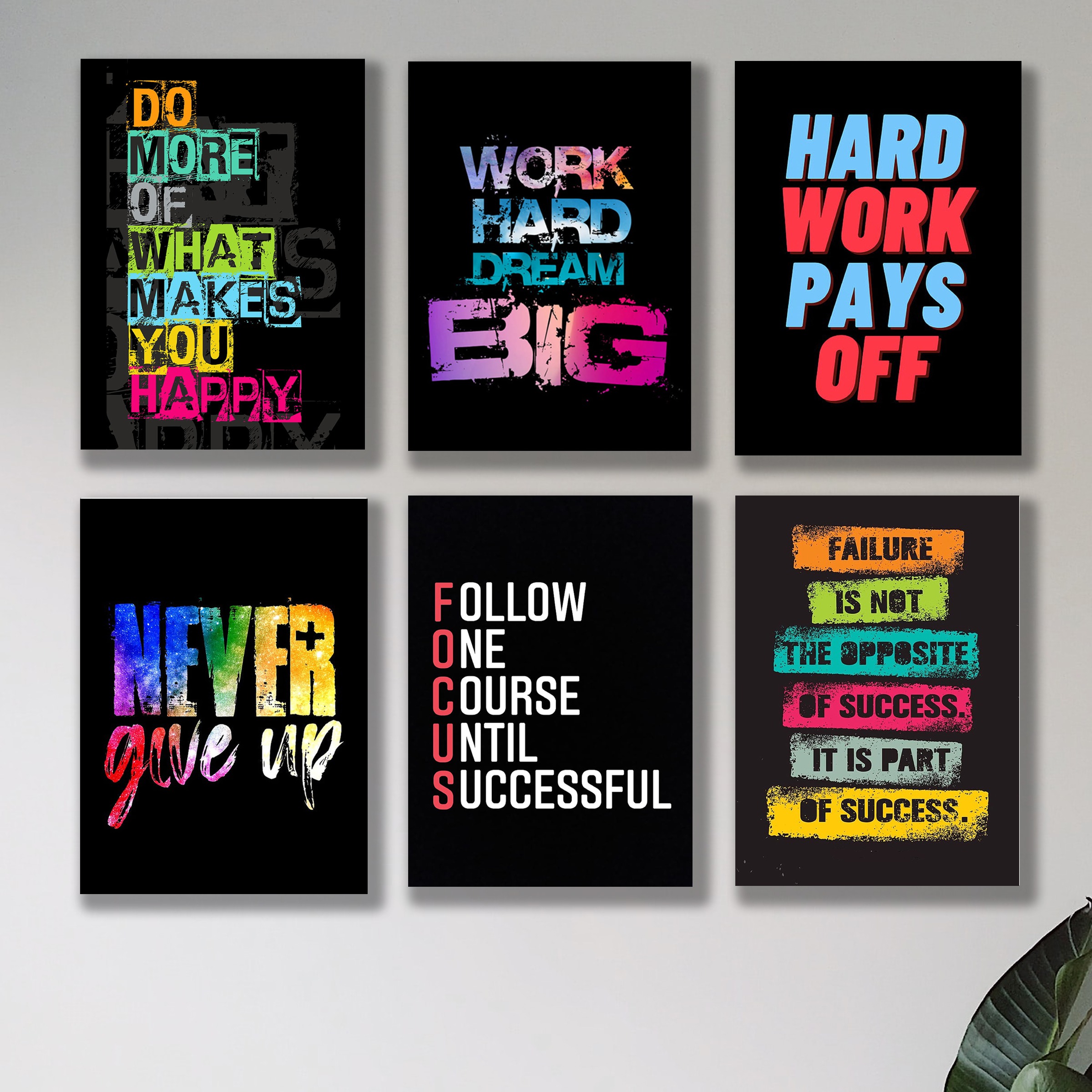 Set of 6 Premium Wall Art Photo Tiles – Modern Home Decor Sets 8x11 buy online in Pakistan
