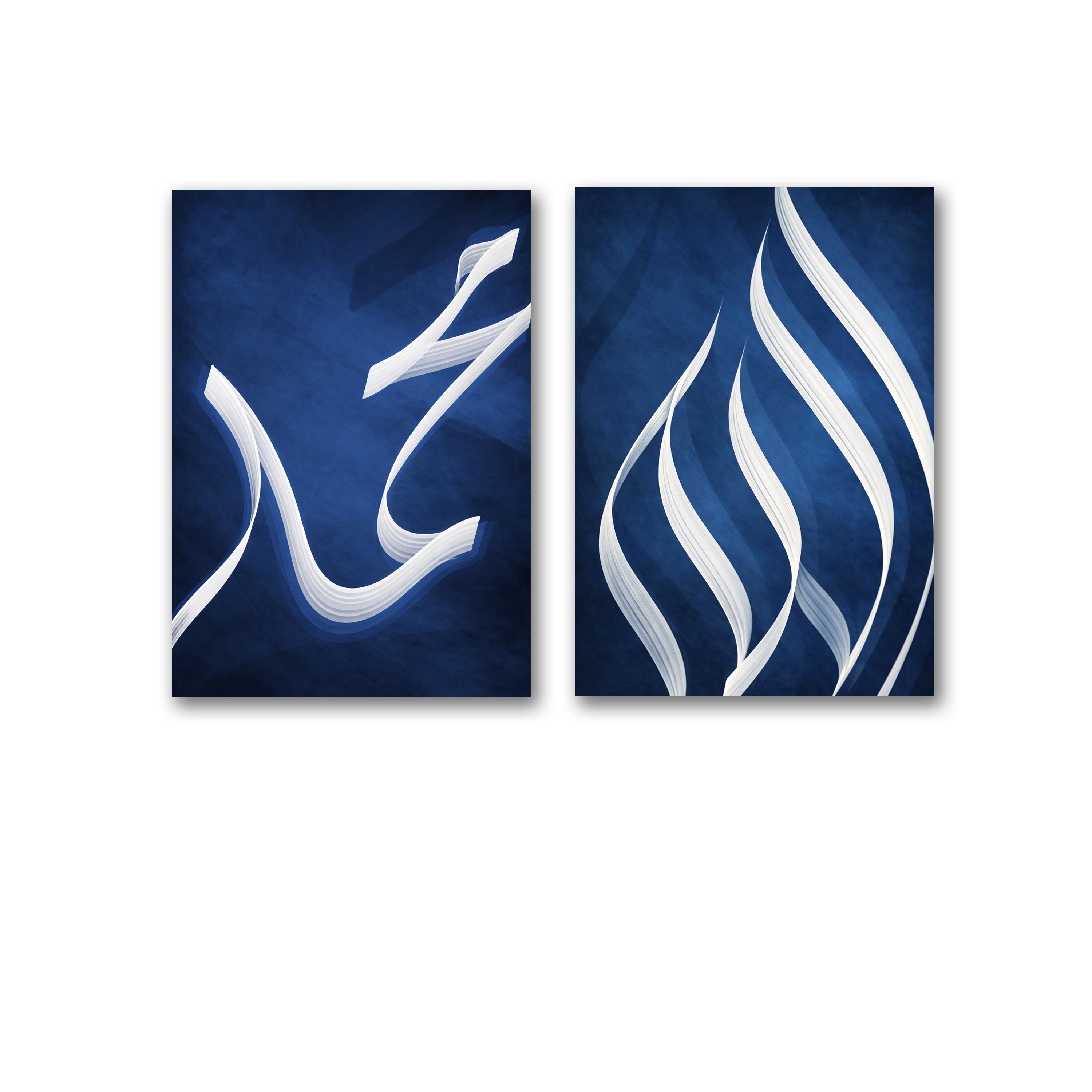 Set of 2 Premium Wall Art Photo Tiles – Modern Home Decor Sets 8x11 buy online in Pakistan