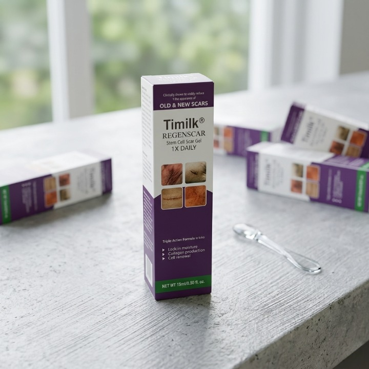 Timilk Regenscar Stem Cell Scar Gel for Old & New Scars – Daily Repair Formula for Acne Marks thumbnail 2