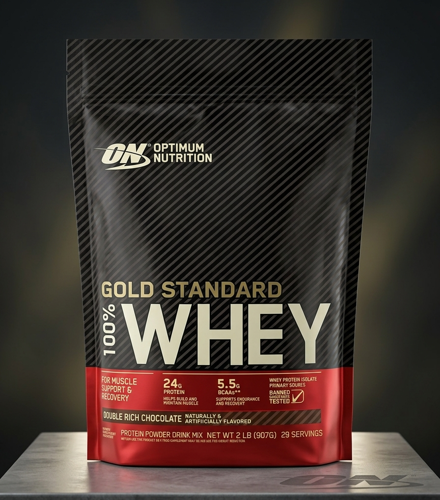 Optimum Nutrition Gold Standard 100% Whey Protein Powder 2LB – Premium Whey Blend for Muscle Recovery & Lean Muscle Support buy online in Pakistan