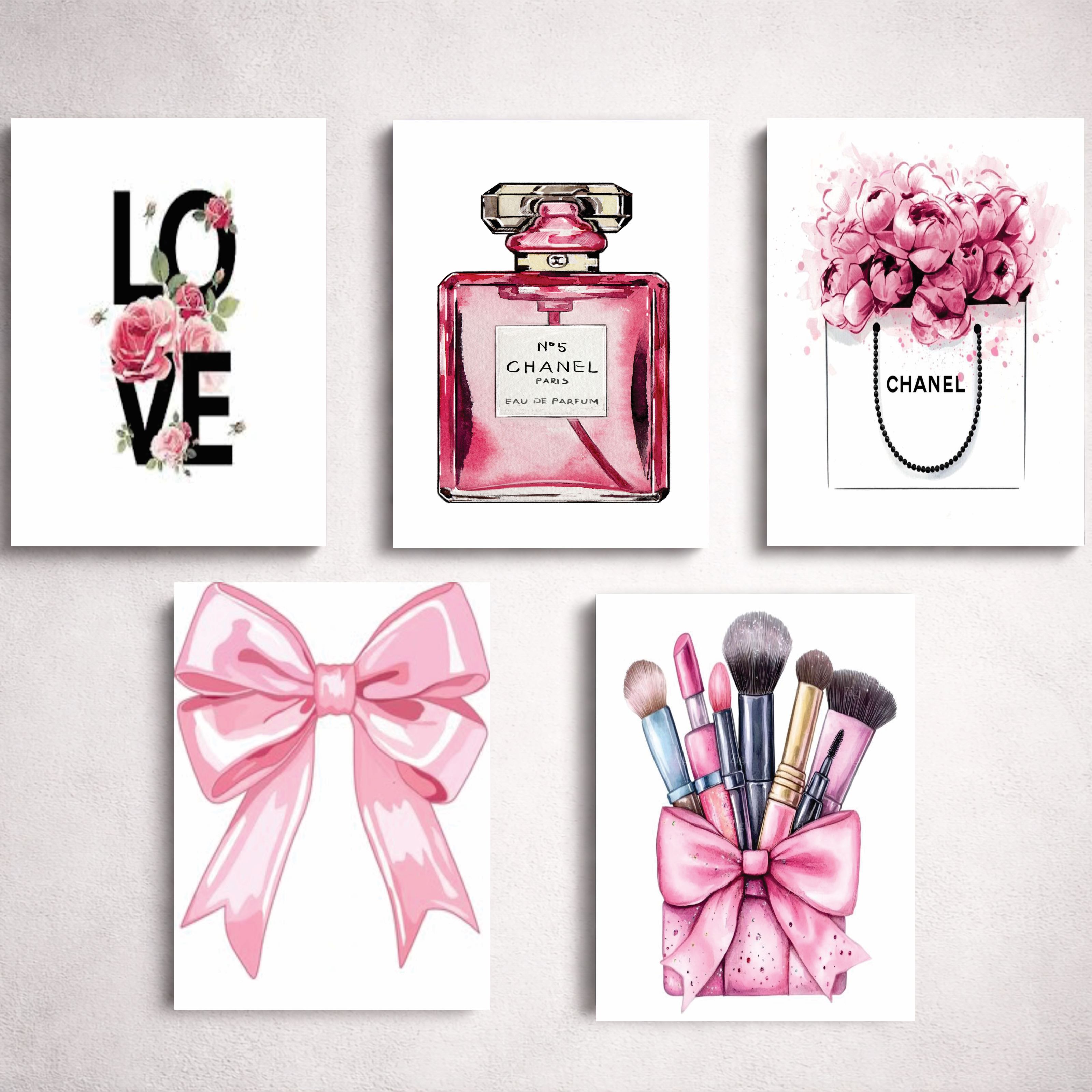 Set of 5 Premium Wall Art Photo Tiles – Modern Home Decor Sets 8x11 buy online in Pakistan