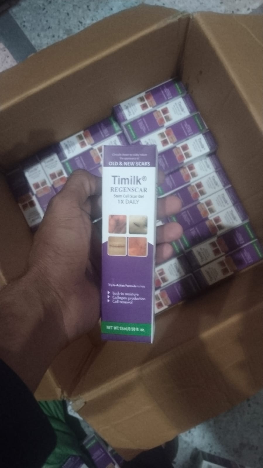 Timilk Regenscar Stem Cell Scar Gel for Old & New Scars – Daily Repair Formula for Acne Marks thumbnail 3