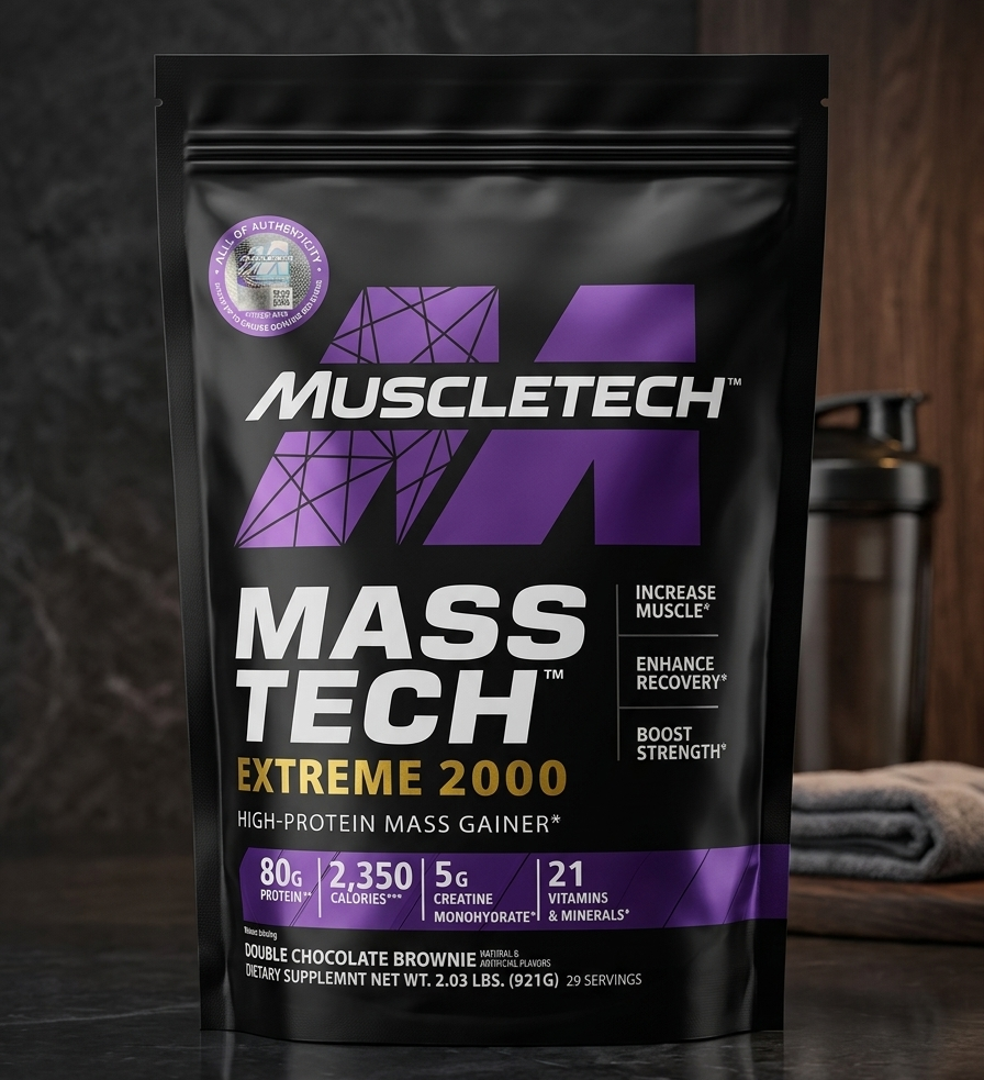 Muscletech Mass Tech Xtreme 2000 Mass Gainer Powder – 2.03 lbs High-Calorie Muscle Builder Supplement buy online in Pakistan