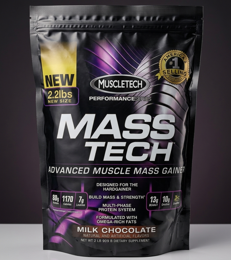 Mass Tech Advance Muscle Mass Gainer Powder 2LB | High-Calorie Weight Gainer for Muscle Size & Strength buy online in Pakistan