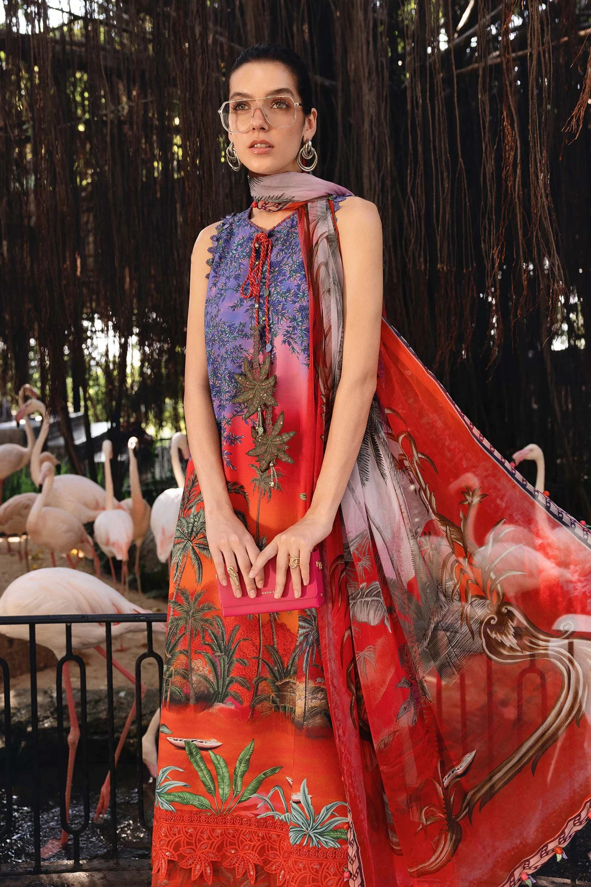 Elegant Embroidered Lawn 3 Piece Unstitched Suit with Chiffon Dupatta MBL-MPT-2907-B-26 – Summer Collection 2026 buy online in Pakistan