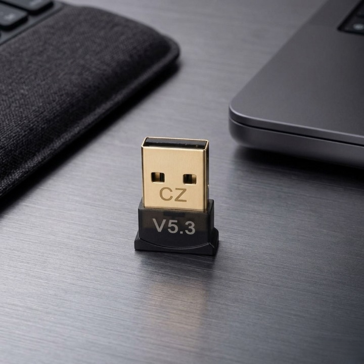 Mini Bluetooth 5.3 USB Dongle – Ultra-Compact Plug & Play Wireless for Windows PCs buy online in Pakistan