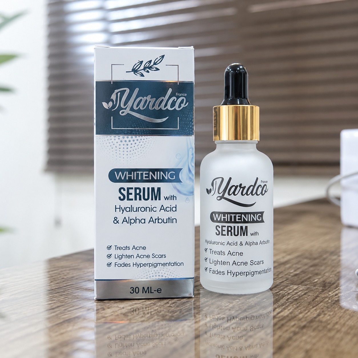 Yardco Whitening Serum With Hyaluronic Acid And Alpha Arbutin Anti Acne And Dark Spot Corrector For Men 30ml buy online in Pakistan